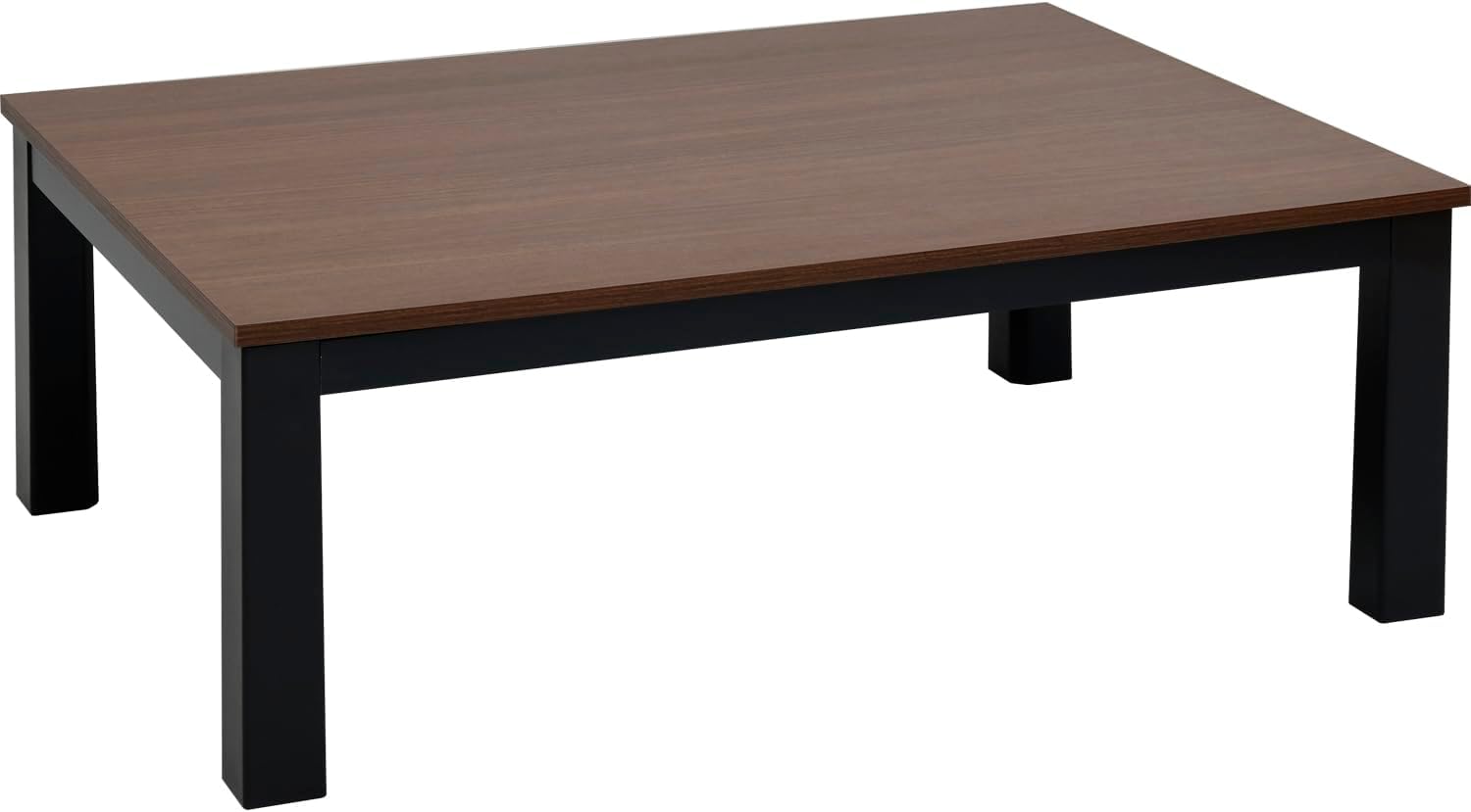 こたつ テーブル 長方形 105cm×75cm ブラック×ブラウン Amazon.co.jp : こたつ テーブル 長方形 幅105cm×奥行75cm